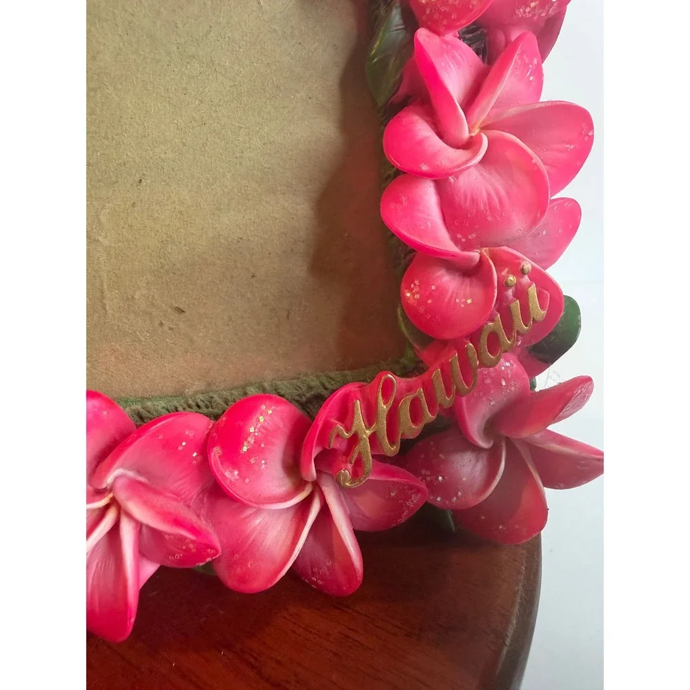 Vintage Hawaii Picture Frame Set Aloha Turtle Plumeria Maui Souvenir Frames
